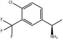 (1R)-1-[4-CHLORO-3-(TRIFLUOROMETHYL)PHENYL]ETHYLAMINE Struktur