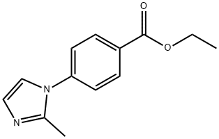 Benzoic acid, 4-(2-Methyl-1H-iMidazol-1-yl)-, ethyl ester Struktur