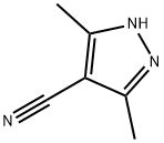 3,5-dimethyl-1H-pyrazole-4-carbonitrile Struktur