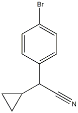 (4-BroMo-phenyl)-cyclopropyl-acetonitrile Struktur