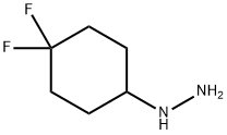 (4,4-difluorocyclohexyl)hydrazine Struktur