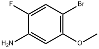 4-broMo-2-fluoro-5-Methoxyaniline HCl Struktur