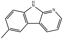 6-Methyl-1-aza-9H-carbazole Struktur