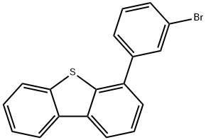 Dibenzothiophene, 4-(3-broMophenyl)- Struktur