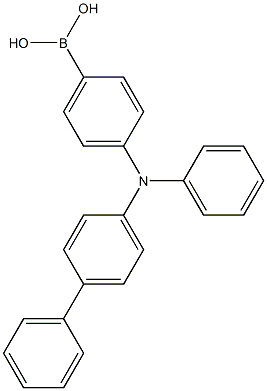 B-[4-([1,1'-Biphenyl]-4-ylphenylaMino)phenyl]boronic acid Struktur