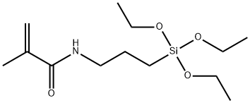 (3-甲基丙烯酰胺丙基)三乙氧基硅烷 結(jié)構(gòu)式