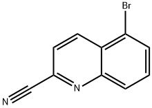 5-broMoquinoline-2-carbonitrile Struktur