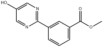 3-(5-HydroxypyriMidin-2-yl)benzoic acid Methyl ester Struktur