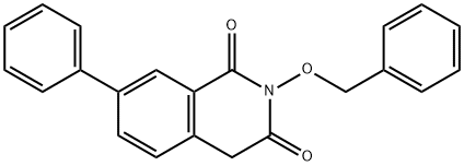 2-(Benzyloxy)-7-phenylisoquinoline-1,3(2H,4H)-dione Struktur