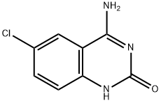 4-AMino-6-chloroquinazolin-2-ol Struktur