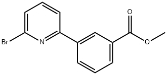 Methyl 3-(6-broMopyridin-2-yl)benzoate Struktur