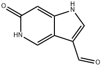 6-Hydroxy-5-azaindole-3-carbaldehyde Struktur