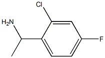 1-(2-CHLORO-4-FLUOROPHENYL)ETHAN-1-AMINE Struktur