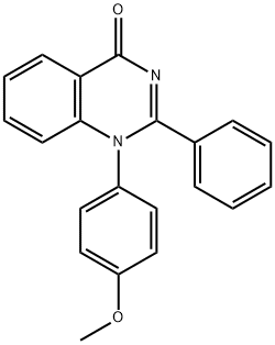 1-(4-Methoxyphenyl)-2-phenylquinazolin-4(1H)-one Struktur