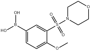 (4-Methoxy-3-(Morpholinosulfonyl)phenyl)boronic acid Struktur