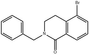 2-Benzyl-5-broMo-3,4-dihydroisoquinolin-1(2H)-one Struktur