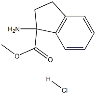 1-AMino-1-indancarboxylic acid Methyl ester HCl Struktur