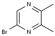 5-BROMO-2,3-DIMETHYLPYRAZINE 結(jié)構(gòu)式