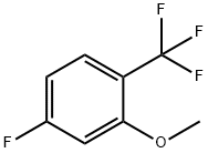 2-METHOXY-4-FLUOROBENZOTRIFLUORIDE Struktur