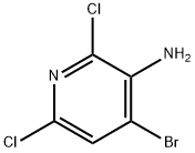 3-amino-4-bromo-2,6-dichloropyridine Struktur