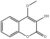 3-Hydroxy-4-Methoxy-2H-chroMen-2-one Struktur