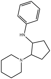 N-(2-(Piperidin-1-yl)cyclopentyl)aniline Struktur