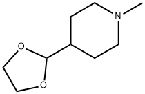 4-(1,3-dioxolan-2-yl)-1-Methylpiperidine Struktur