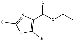 ethyl 5-broMo-2-chlorothiazole-4-carboxylate Struktur