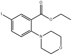 Ethyl 5-iodo-2-Morpholinobenzoate Struktur