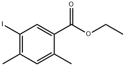 Ethyl 5-iodo-2,4-diMethylbenzoate Struktur