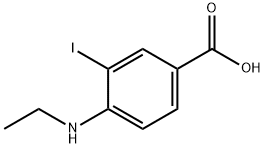 4-(EthylaMino)-3-iodobenzoic acid Struktur