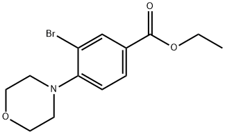 Ethyl 3-broMo-4-Morpholinobenzoate Struktur