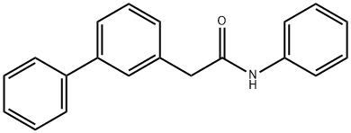 2-(biphenyl-3-yl)-N-phenylacetamide Struktur