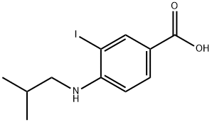 3-Iodo-4-(isobutylaMino)benzoic acid Struktur