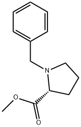 (R)-Methyl 1-benzylpyrrolidine-2-carboxylate Struktur