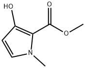 1H-Pyrrole-2-carboxylic acid, 3-hydroxy-1-Methyl-, Methyl ester Struktur