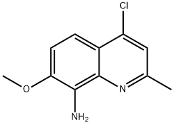 4-Chloro-7-Methoxy-2-Methylquinolin-8-aMine Struktur