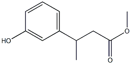 Methyl 3-(3-Hydroxyphenyl)butanoate Struktur