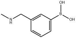 3-((MethylaMino)Methyl)phenylboronic acid Struktur