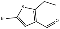 5-BroMo-2-ethylthiophene-3-carbaldehyde Struktur