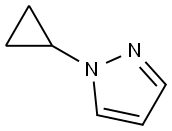 1-Cyclopropyl-1H-pyrazole Struktur