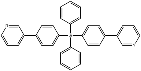 DPPS , Diphenylbis(4-(pyridin-3-yl)phenyl)silane Struktur