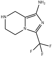 IMidazo[1,5-a]pyrazin-1-aMine, 5,6,7,8-tetrahydro-3-(trifluoroMethyl)- Struktur