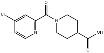 1-(4-Chloropicolinoyl)piperidine-4-carboxylic acid Structure