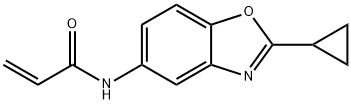 N-(2-Cyclopropylbenzo[d]oxazol-5-yl)acrylaMide Struktur