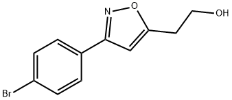 3-(4-Bromophenyl)-5-isoxazoleethanol Struktur