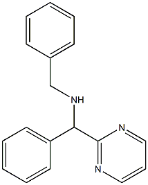 N-Benzyl-1-phenyl-1-(pyriMidin-2-yl)MethanaMine Struktur