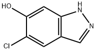 5-Chloro-6-hydroxy(1H)indazole Struktur