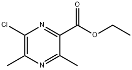 Ethyl 6-chloro-3,5-diMethylpyrazine-2-carboxylate Struktur