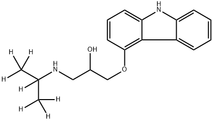 Carazolol D7 Struktur